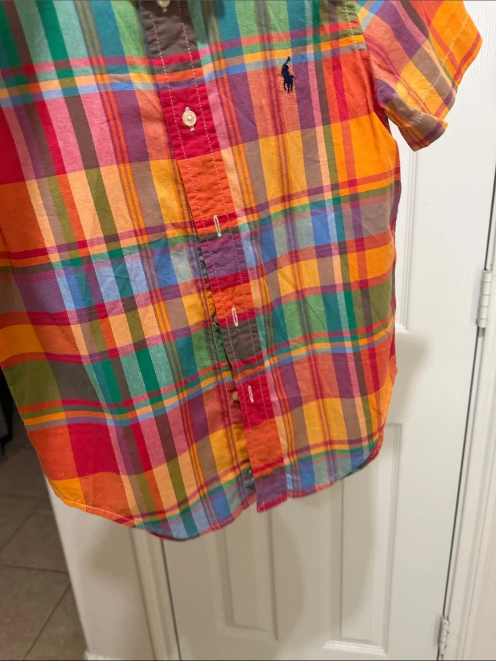 Ralph Lauren Kids Multicolor Plaid Button-Down Shirt - Red, Yellow, Green, Blue